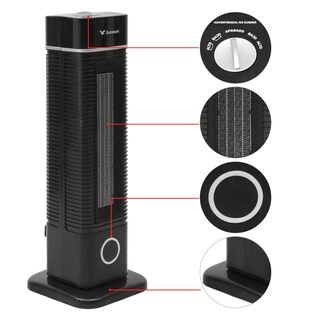 Foto 5 | Foto 5 | Kit Set 2 Calentadores Gutstark Calefactor Oscilatorio 60° Torre