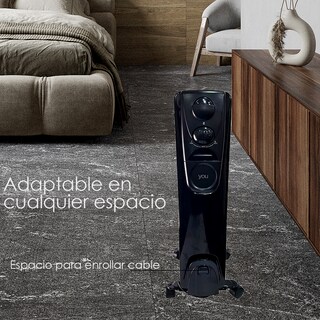 Foto 6 | Foto 6 | Calentador Eléctrico De Aceite Radiador 3 Niveles 1500w You