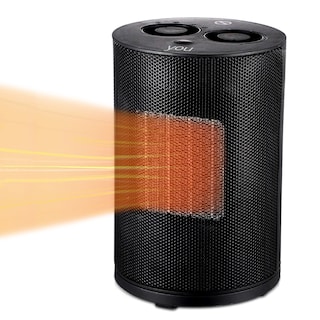 Foto 1 | Foto 1 | Ventilador y Calentador YOU Negro Oscilante Eléctrico 3 Niveles