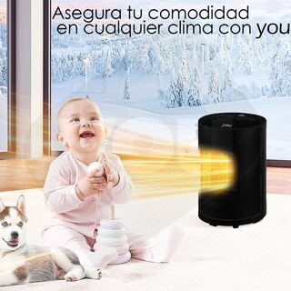 Foto 6 | Foto 6 | Ventilador y Calentador YOU Negro Oscilante Eléctrico 3 Niveles