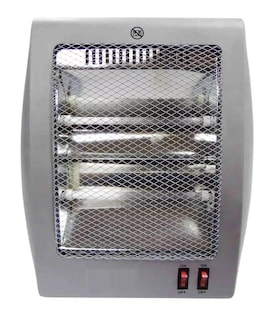 Foto 3 | Foto 3 | Calefactor Eléctrico de Cuarzo Gris con Protección de Sobrecalentamiento