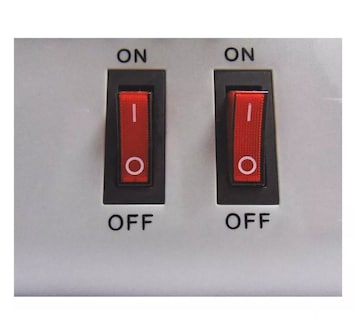 Foto 4 | Foto 4 | Calefactor Eléctrico de Cuarzo Gris con Protección de Sobrecalentamiento