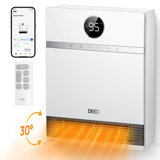 Foto 1 | Foto 1 | Calentador De Pared Dreo Smart Ip24 Eléctrico Ptc Con Oscilación De 30° - Venta Internacional.