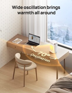 Foto 6 | Foto 6 | Calentador Space Heater Dreo Atom One De Cerámica Ptc De 1500 W Con Mando A Distancia - Venta Internacional.