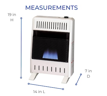Foto 6 | Foto 6 | Calentador Espacial De Gas Propano Sin Ventilación Blue Flame De 10000 Btu - Venta Internacional.