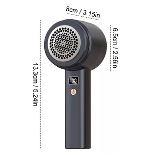 Foto 3 | Foto 3 | Quita Pelusa Recargable Pantalla Digital Ropa Removedor Eo Safe Imports Esi-15112 Negro