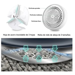 Foto 5 | Foto 5 | Quita Pelusa Electrico Portatil Lab.g Verde