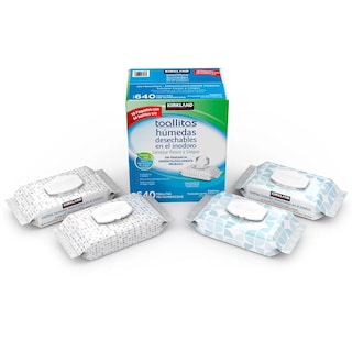 Foto 2 | Foto 2 | Toallitas Húmedas Desechables Inodoro Kirkland 640pz