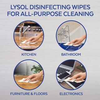 Foto 3 | Foto 3 | Toallitas Desinfectantes Lysol Crisp Linen, 35 Unidades, Paquete De 1 - Venta Internacional.