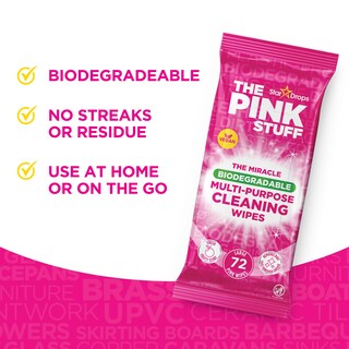 Foto 3 | Foto 3 | Toallitas Limpiadoras Stardrops The Pink Stuff Miracle 216 Unidades - Venta Internacional.