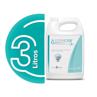 Foto 2 | Foto 2 | Estericide Qx Desinfectante De Alto Nivel 3 L Limpiador De Multisuperficies