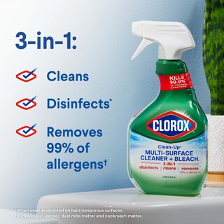 Foto 3 | Foto 3 | Spray Limpiador Clorox Clean-up Con Lejía 946 Ml (paquete De 3) - Venta Internacional.