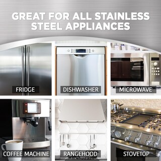 Foto 4 | Foto 4 | Limpiador Y Abrillantador De Acero Inoxidable Weiman Paquete De 2 Con Paño - Venta Internacional.