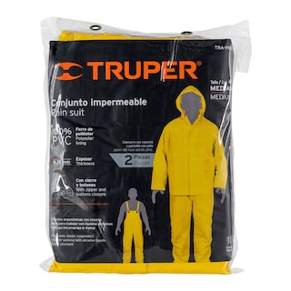 Foto 3 | Foto 3 | Conjunto Impermeable Doble Capa Truper color Amarillo
