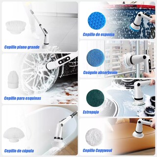 Foto 3 | Foto 3 | Cepillo De Limpieza Eléctrico 8 En 1 Inalámbrico Eo Safe Imports Esi-14370 Blanco