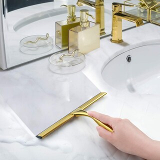 Foto 4 | Foto 4 | Espátula De Ducha Hiware Multiusos De 25 Cm, Latón Y Acero Inoxidable - Venta Internacional.
