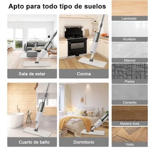 Foto 4 | Foto 4 | Trapeador Tucson Spray Mop Microfibra Atomizador 5 Almohadilla