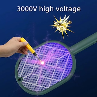 Foto 5 | Foto 5 | Raqueta Matamosquitos Eléctrica Mata Insetos Mosquitos - Venta Internacional.