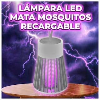 Foto 8 | Foto 8 | Lámpara Eléctrica Mata Mosquitos Con Luz Led Para Interior Y Exterior