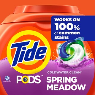 Foto 3 | Foto 3 | Detergente Para Ropa Tide Pods Spring Meadow, 42 Paquetes (paquete De 4) - Venta Internacional.