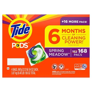 Foto 1 | Foto 1 | Detergente Para Ropa Tide Pods Spring Meadow Scent, 168 Paquetes - Venta Internacional.