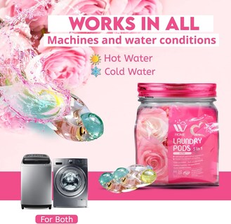 Foto 3 | Foto 3 | Laundry Pods Natural Solution, Bolsa 5 En 1, 32 Unidades, He, 32 Ml - Venta Internacional.