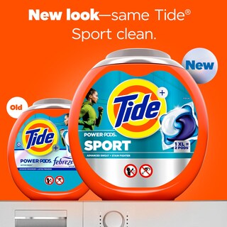 Foto 2 | Foto 2 | Detergente Para Ropa Pacs Tide Power Pods Con Febreze Sport De 18 Unidades - Venta Internacional.