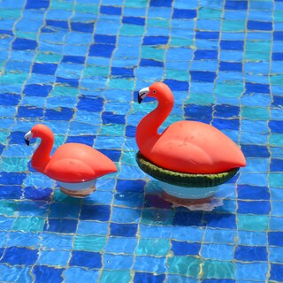 Foto 7 | Foto 7 | Chlorine Floater Xy-wq Flamingo Para 1 Tableta Con Bonita Tapa - Venta Internacional.