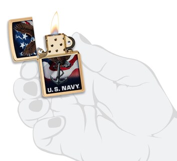 Foto 5 | Foto 5 | Encendedor De Bolsillo Zippo U.s. Navy Eagle Anchor & Flag Bronce - Venta Internacional.