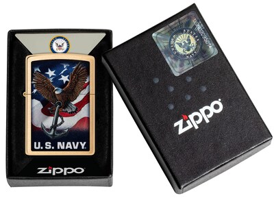 Foto 6 | Foto 6 | Encendedor De Bolsillo Zippo U.s. Navy Eagle Anchor & Flag Bronce - Venta Internacional.
