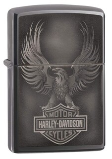 Foto 1 | Foto 1 | Mechero de Bolsillo Zippo Black Ice Harley Davidson - Venta Internacional