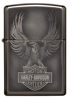 Foto 2 | Foto 2 | Mechero de Bolsillo Zippo Black Ice Harley Davidson - Venta Internacional