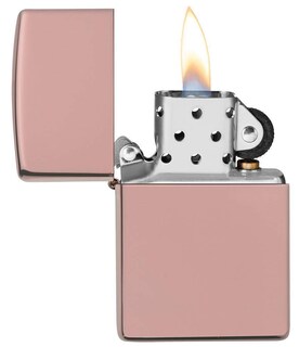 Foto 3 | Foto 3 | Mechero De Bolsillo Zippo High Polish Rose Gold - Venta Internacional