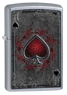 Foto 1 | Foto 1 | Mechero Zippo Ace Of Spades Street Chrome 79476 - Venta Internacional.