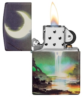 Foto 4 | Foto 4 | Mechero De Bolsillo Zippo Moon Dream Design 540 Colores Que Brillan En La Oscuridad - Venta Internacional.