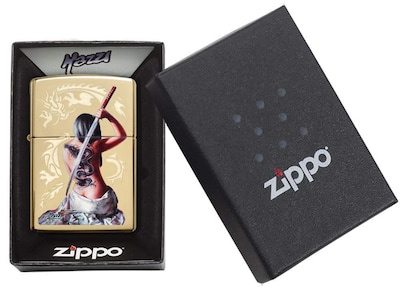 Foto 6 | Foto 6 | Mechero De Bolsillo Zippo Mazzi Dragon Girl A Prueba De Viento - Venta Internacional.