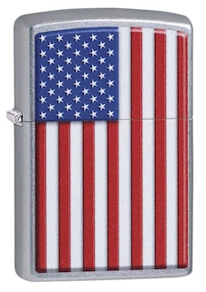Foto 1 | Foto 1 | Bolsillo Cromado Zippo Patriotic Street Más Ligero - Venta Internacional.