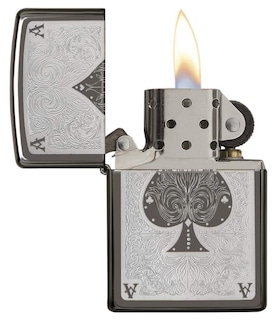 Foto 3 | Foto 3 | Tarjetero Zippo Spade Más Ligero Black Ice - Venta Internacional.