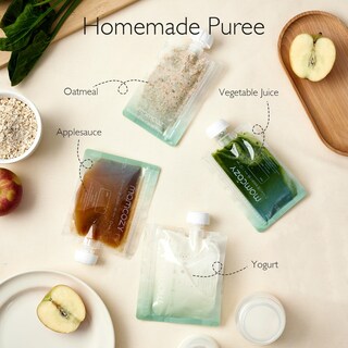 Foto 3 | Foto 3 | Bolsas De Comida Reutilizables Momcozy Para Niños Pequeños, 100 Ml, Sin Bpa - Venta Internacional.