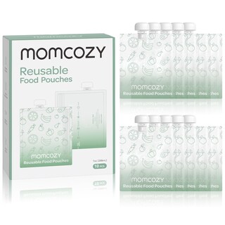 Foto 1 | Foto 1 | Bolsas Reutilizables De Comida Para Bebés Momcozy Para Niños Pequeños, 200 Ml, Paquete De 10 - Venta Internacional.