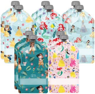 Foto 1 | Foto 1 | Bolsas Reutilizables De Comida Para Bebés Simple Modern Disney, 150 Ml, Paquete De 10 - Venta Internacional.