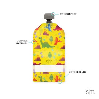 Foto 3 | Foto 3 | Bolsas De Comida Para Bebés Reutilizables, Sencillas Y Modernas, 150 Ml, Paquete De 10 - Venta Internacional.