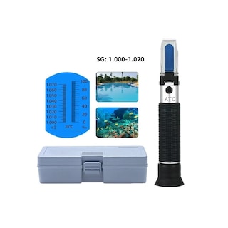 Foto 3 | Foto 3 | Refractómetro Salinidad Maricultura Eo Safe Imports ESI-675 Gris