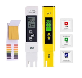 Foto 3 | Foto 3 | Medidor de PH Digital + Calibración de Polvo Eo Safe Imports Esi-979-1 Amarillo