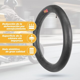 Foto 3 | Foto 3 | Cámara de Llanta para Motocicleta Nyco 3.00x18 Tr4 color Negro