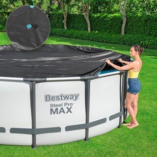Foto 3 | Foto 3 | Cubierta Bestway 58038 color Negro Tapa para Alberca Circular 15 FT Plástico PVC Resistente