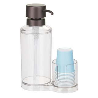 Foto 6 | Foto 6 | Dispensador De Enjuague Bucal Mdesign Recargable Con 8 Vasos De Papel De Plástico - Venta Internacional.
