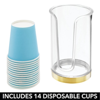 Foto 4 | Foto 4 | Dispensador De Vasos Mdesign Papel Desechable Colección Lumiere - Venta Internacional.