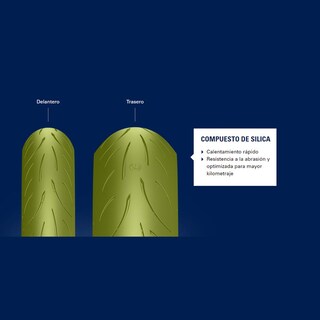 Foto 6 | Foto 6 | Set de Llantas para Moto Metzeler 110/70-17 150/70-17 Sportec color Negro