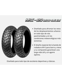 Foto 4 | Foto 4 | Llanta Mitas Mc-20 Monsum 90/90-12 Tl 54j F/r